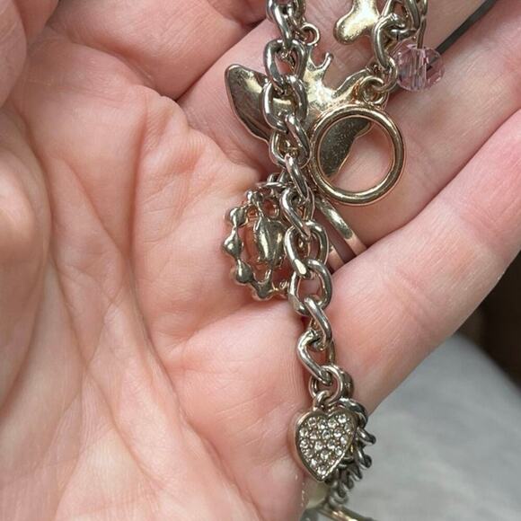 Betsey Johnson Love Me Chihuahua Dog Bone Heart Charm
Bracelet Rare Rose Gold‎ - Picture 10 of 10